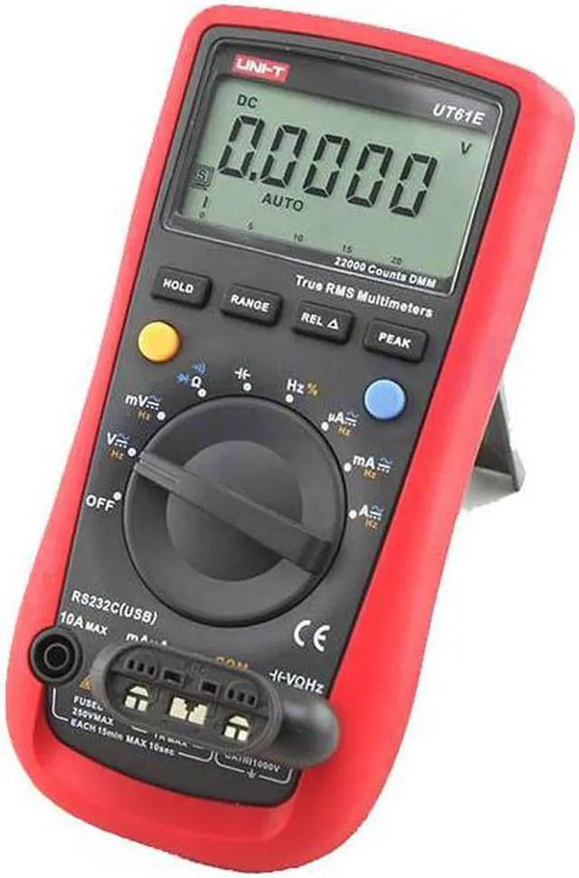 Main image of UT61E - MULTIMETER DIGITAL AUTO 10A W/RS-232 INTERFACE