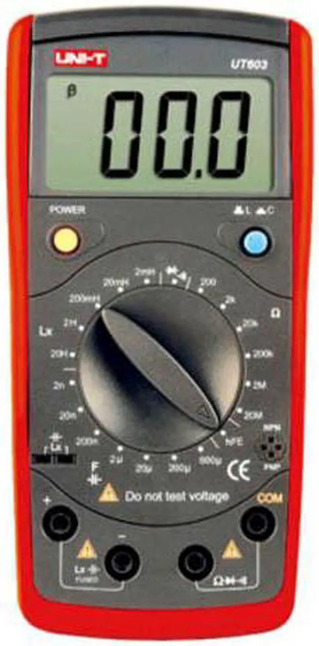 Main image of UT603 - MULTIMETER DIGITAL LCR WITH DIODE TRANSISTOR