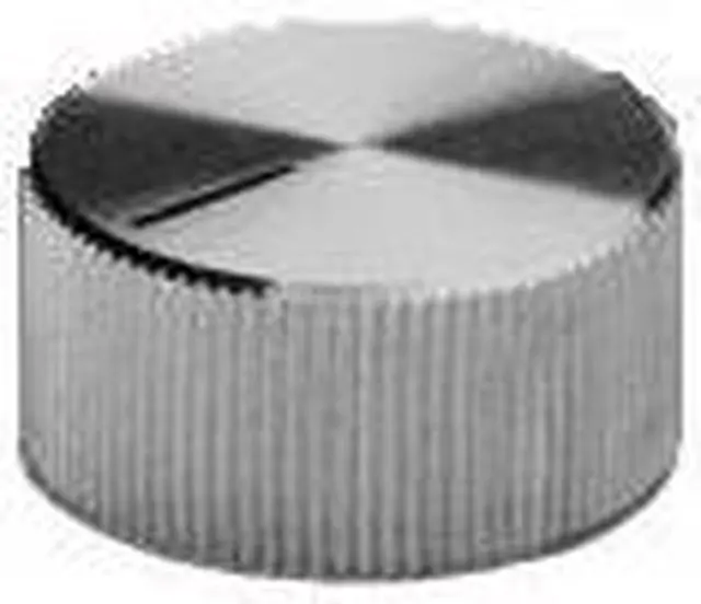 Main image of KN-700BA - KNOB 1/4IN MET 19MM SCREW BLACK