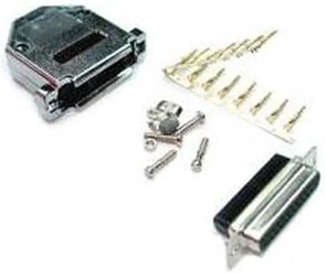 Main image of 70-6530 - DB25F CRIMP W/METALLIZED HOOD AND PINS