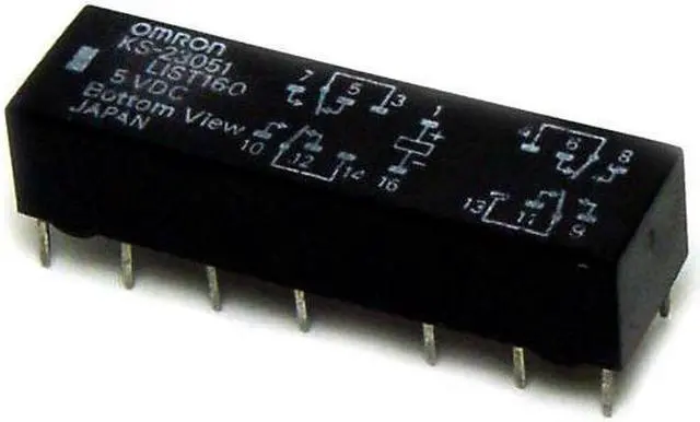 Main image of KS-23051 - RELAY DC 5V 4P2T 2A 14P PC