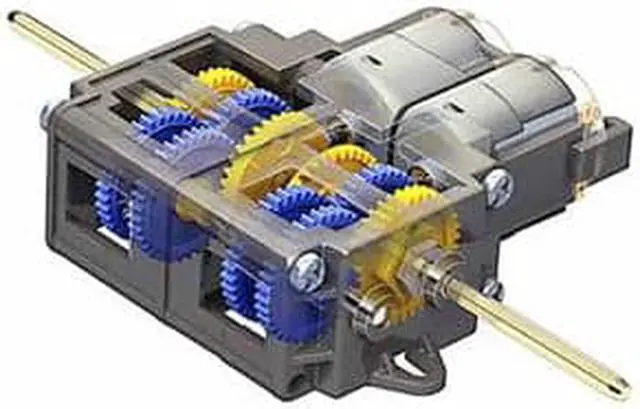 Main image of 70168 - DOUBLE GEARBOX LEFT/RIGHT INDEPENDENT 4-SPEED