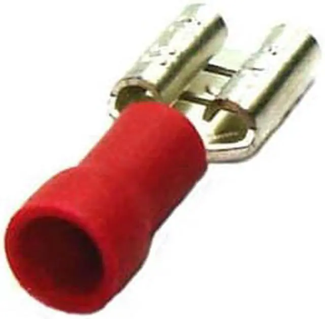 Main image of 160148-100 - QUICK CONN FEM RED 0.250IN 22-18 AWG 6.35X0.8MM (100 pcs/pkg)