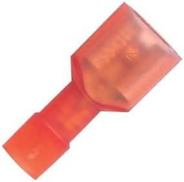 Main image of 162158-1000 - QUICK CONN FEM RED 0.250IN 22-18AWG 6.35X0.8MM FULLY INSU. (1000 pcs/pkg)