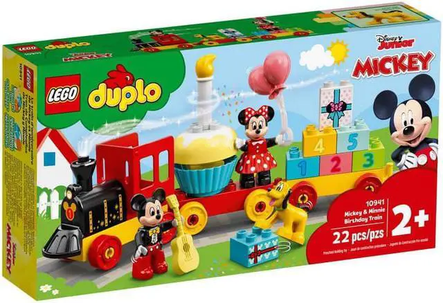 Main image of 10941 - MICKEY AND MINNIE BIRTHDAY TRAIN DUPLO 22PC/BOX