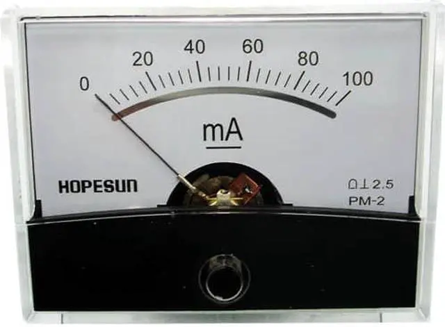 Main image of AIM60100 - PANEL METER DC 0-100MA 2.4X1.9IN