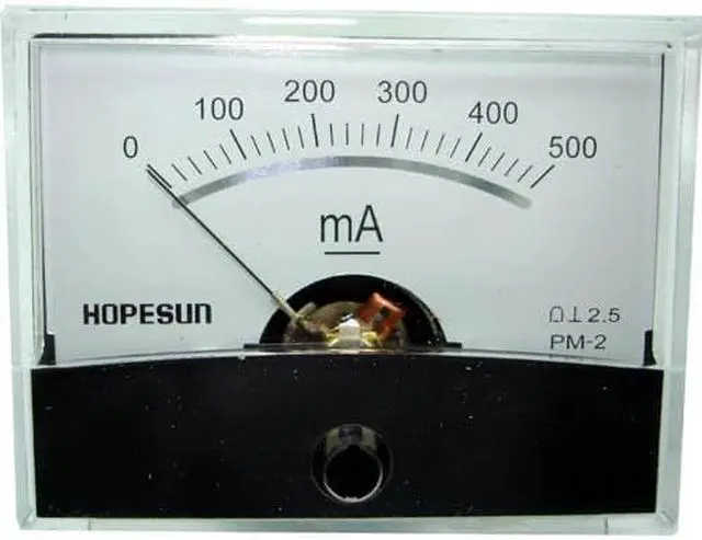 Main image of AIM60500 - PANEL METER DC 0-500MA 2.4X1.9IN