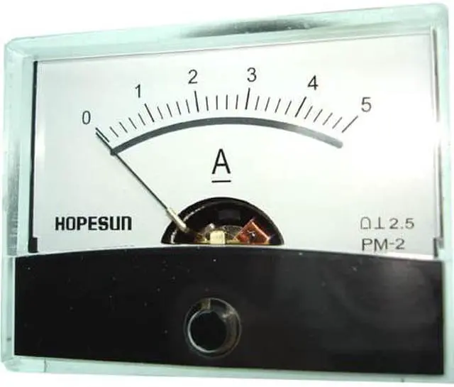 Main image of AIM605000 - PANEL METER DC 0-5AMP 2.4X1.9IN