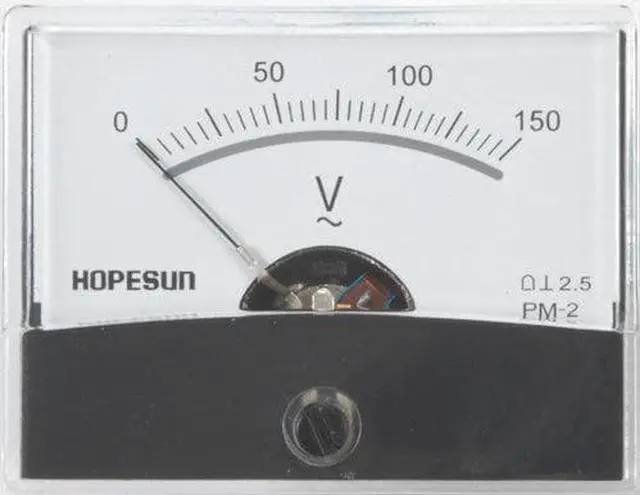 Main image of AVM60150 - PANEL METER AC 0-150V 2.4X1.9IN