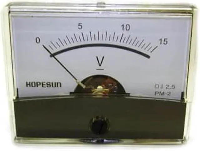 Main image of AVM6015 - PANEL METER DC 0-15V 2.4X1.9IN