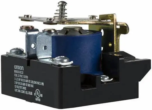 Main image of MGN1X-DC12 - RELAY DC 12V 1P1T 30A 4P SQR SCR NO 30A/125VAC/240VAC 20A/600VAC