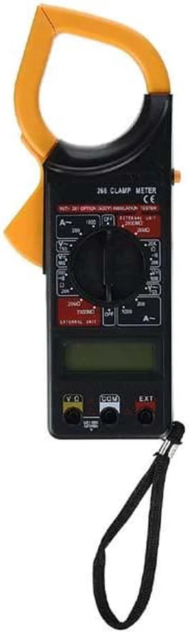 Main image of DT266 - MULTIMETER DIGITAL CLAMP AC 750V AC CURRENT 200A TO 1000A