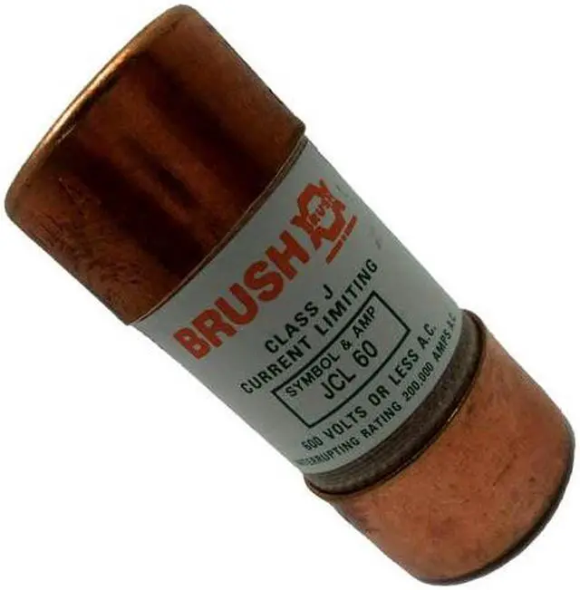 Alt view image 2 of 3 - JCL60 - FUSE FB 60A 600V 27X61MM J HRC IR-200KA CERAMIC