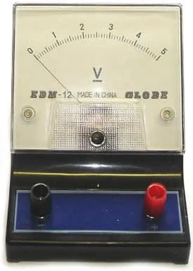 Main image of EDM-12 - METER ANALOG BENCHTOP 0-5VDC DC VOLTMETER EDUCATIONAL
