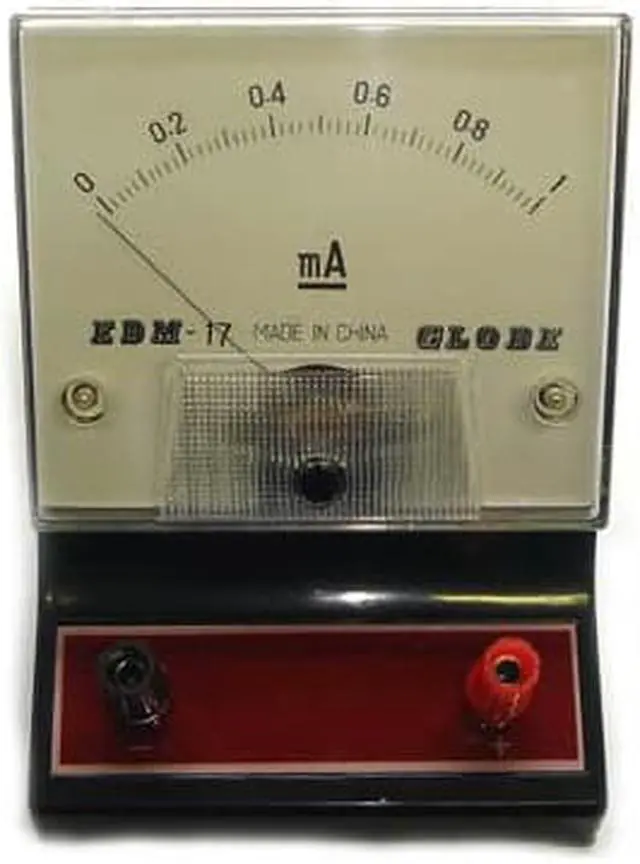 Main image of EDM-17 - METER ANALOG BENCHTOP 0-1MA DC AMMETER EDUCATIONAL