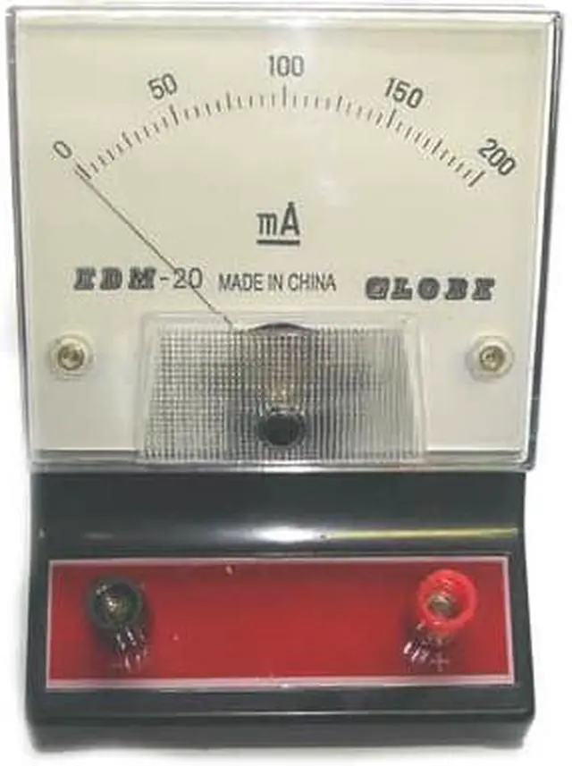 Main image of EDM-20 - METER ANALOG BENCHTOP 0-200MA DC AMMETER EDUCATIONAL