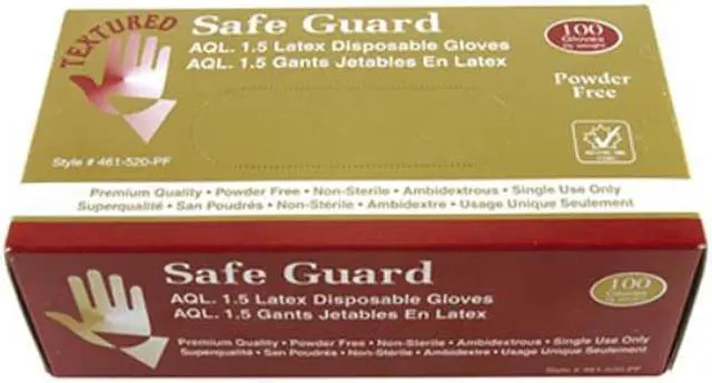 Main image of 46I-520PF-M - GLOVES LATEX MEDIUM MEDICAL FOOD INDUSTRIAL GRADE POWDER FREE
