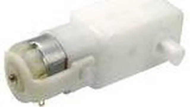 Main image of GM3 - MOTOR GEAR 6V 48RPM GEAR RATIO 224:1 90DEG SHAFT (2 pcs/pkg)