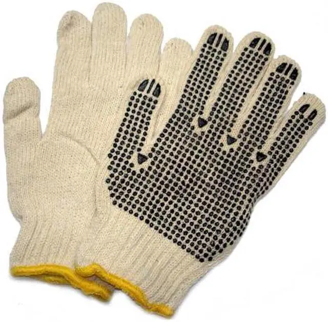 Alt view image 2 of 2 - 46I-TS700NPD-MEDIUM - GLOVES ANTI-SLIP KNITTED MEDIUM COTTON/POLYESTER (12 pcs/pkg)