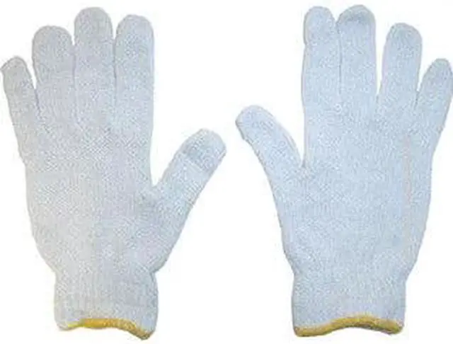 Alt view image 2 of 2 - 45285 - GLOVES KNITTED PLAIN MEDIUM COTTON POLYESTER (12 pcs/pkg)