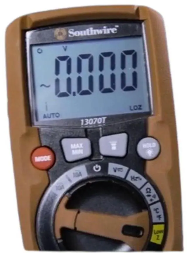 Alt view image 4 of 7 - 13070T - MULTIMETER DIGITAL 10A W/BASIC CATIII 600V TRUE RMS IP67