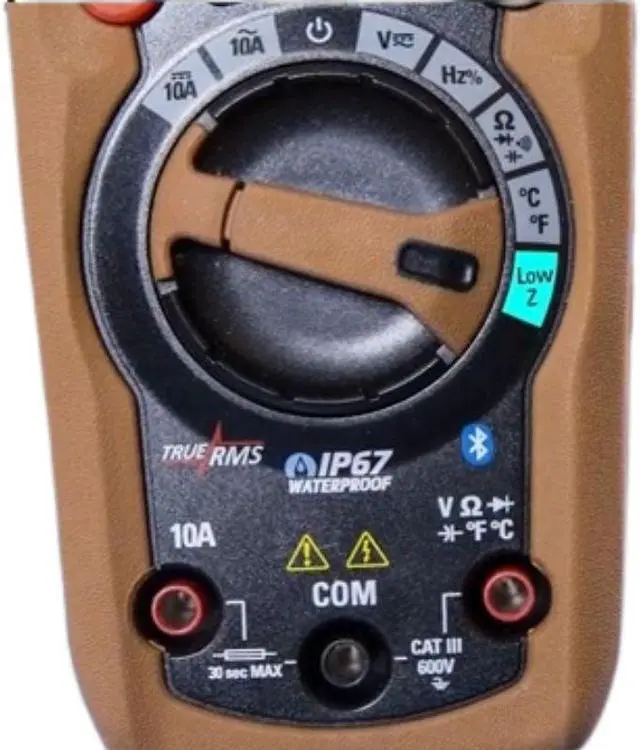 Alt view image 5 of 7 - 13070T - MULTIMETER DIGITAL 10A W/BASIC CATIII 600V TRUE RMS IP67