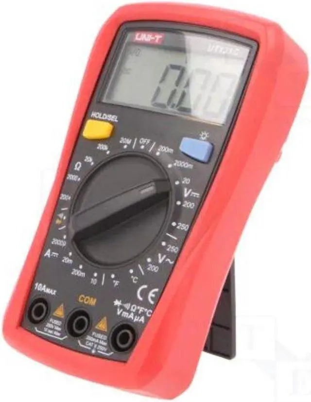 Alt view image 4 of 7 - UT131C - MULTIMETER DIGITAL 10A HANDHELD TEMP HOLD BACK