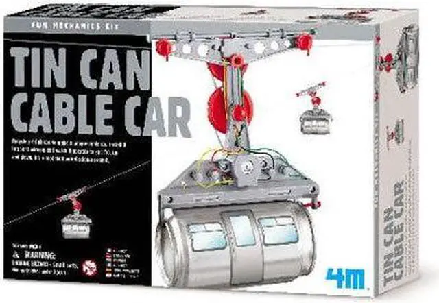 Main image of P3358 - TIN CAN CABLE CAR REQUIRES 2 AAA BATTERIES