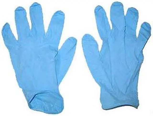 Main image of 13485 - GLOVES NITRILE BLUE LARGE DISPOSABLE POWDER FREE (100 pcs/pkg)