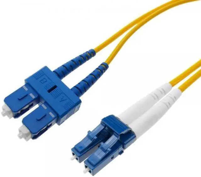 Main image of CFOS-LCSC2M - FIBER OPTIC PATCH CORD LC-SC 2M 9/125 DUPLEX SINGLE MODE YELLOW
