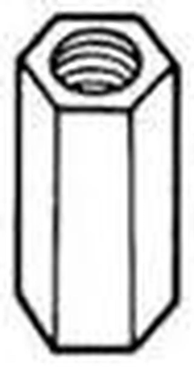 Main image of 2201 - STANDOFF F/F #4-40 6.35MM HEX  (4 pcs/pkg)