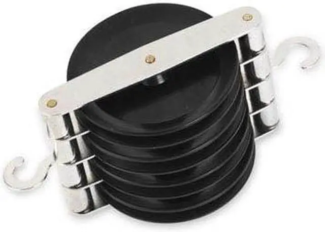 Main image of ME420-0004 - PULLEY QUADRUPLE PARALLEL W/METAL HOOKS