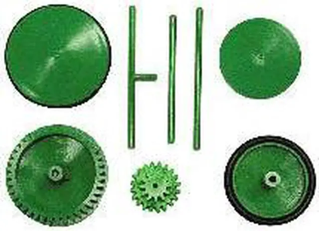 Main image of 870142 - WHEELS KIT WHEELS AXLES AND GEARS 8PCS/SET ASSORTED COLOR