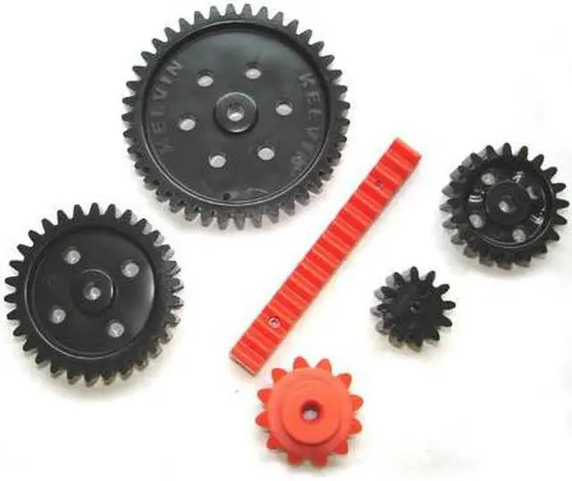 Main image of 870150 - GEAR ASSORTED PACK 1 BEVEL GEAR 1 GEAR RACK 1 SET OF 4 GEARS
