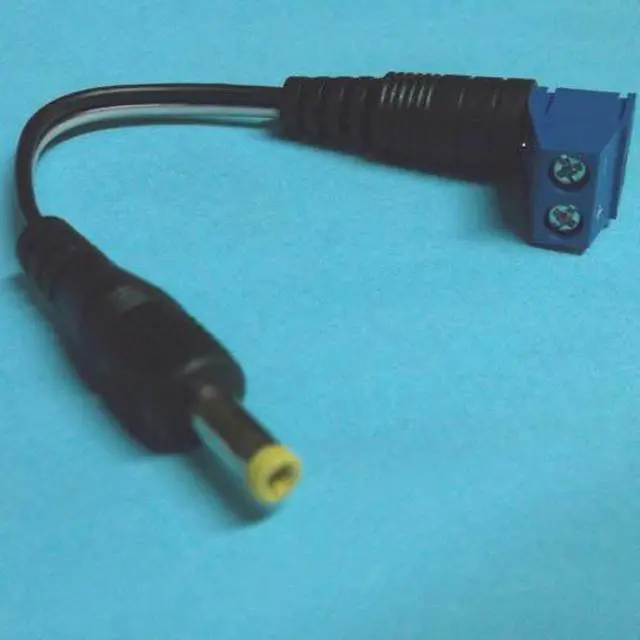 Main image of 48-1260 - DC POWER PLUG 1.7X4.0MM WITH SOLDERLESS TERMINAL AND WIRE
