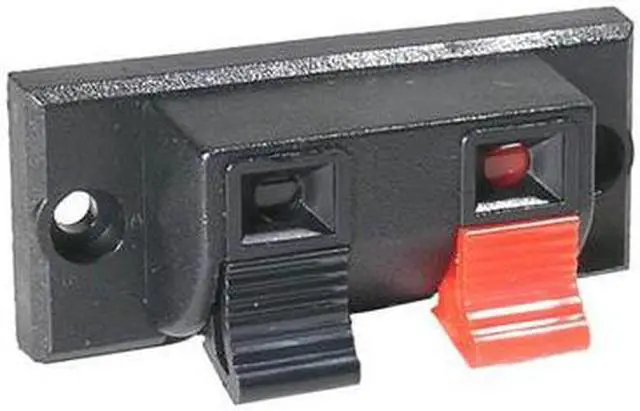 Main image of 58-099-2 - SPEAKER TERM 2POS RECT RD/BK 18X54MM (2 pcs/pkg)