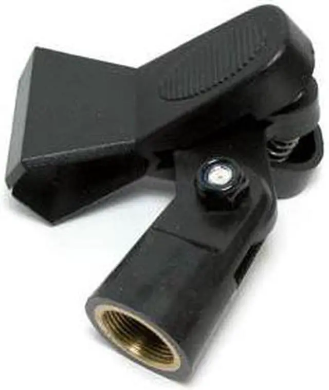 Main image of PS029 - MICROPHONE HOLDER BLACK PLASTIC