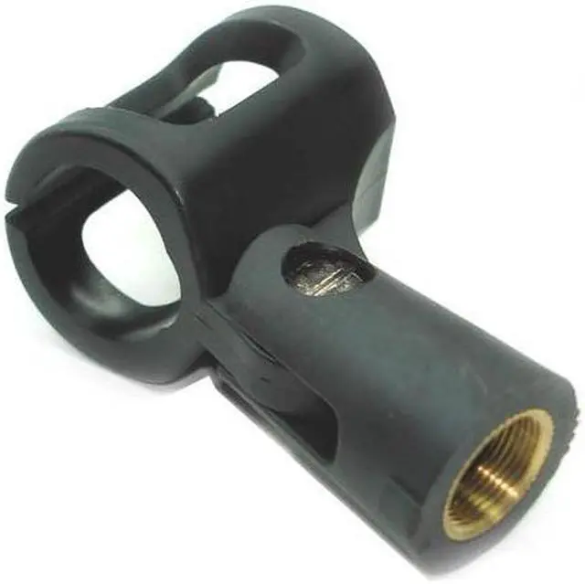 Main image of PS030 - MICROPHONE HOLDER BLACK PLASTIC