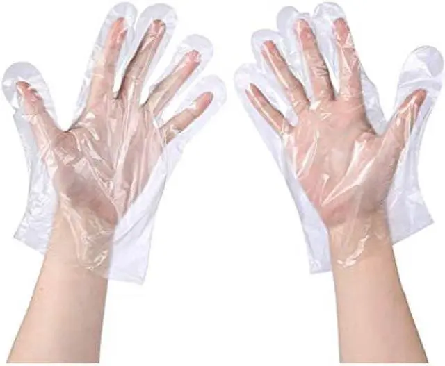 Alt view image 2 of 2 - KA-36096A - GLOVES PLASTIC DISPOSABLE LARGE  (100 pcs/pkg)