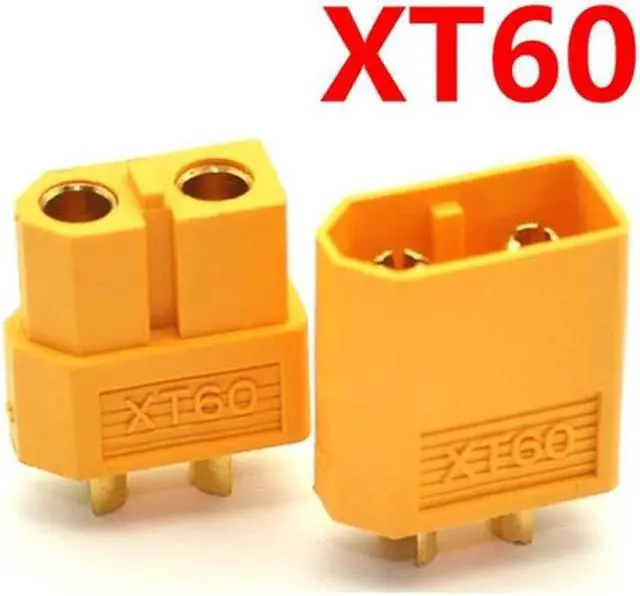 Alt view image 2 of 2 - XT60-MALE-FEMALE-SET - CONNECTORS XT60 MALE AND FEMALE SET FOR RC LIPO BATTERIES