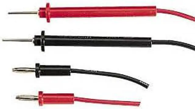 Main image of 2780704 - TEST LEAD MULTI METER BLK/RED W/BANANA PLUGS 3FT 1200VAC/DC