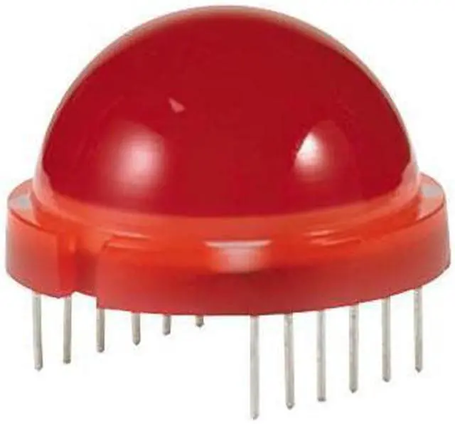 Main image of 1276-0315 - LED20 DIFF RED DOME 2V@20MA 12P