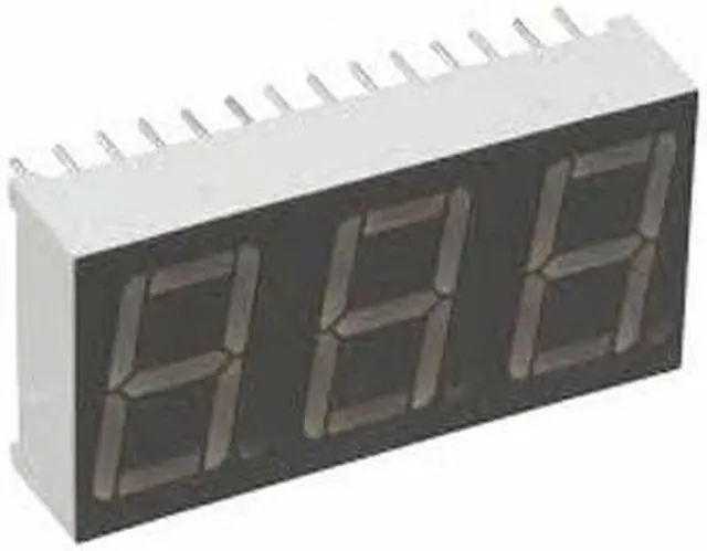 Main image of BWF-2421 - DISPLAY 7SEG 3CH RED CC 20MM