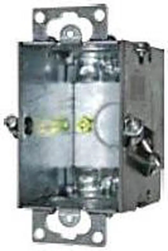Main image of 140080 - ELECTRICAL BOX 3X2 INCH RECTANGL RECTANGULAR W/CLAMPS AND ANCHORS