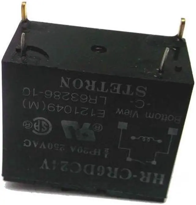 Alt view image 2 of 3 - HR-CR6DC24V - RELAY DC 24V 1P1T 20A 4P PCMT 20A/250VAC