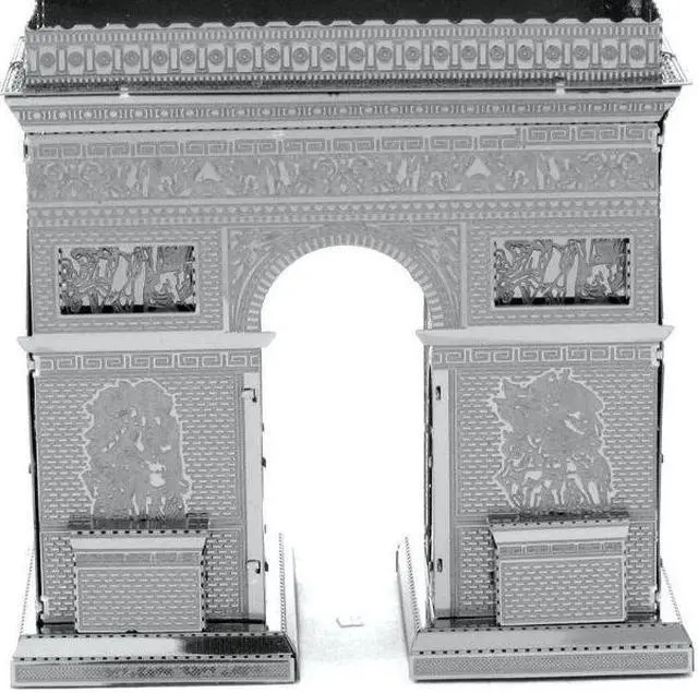 Alt view image 3 of 6 - MMS023 - ARC DE TRIOMPHE. METAL EARTH 3D LASER CUT MODEL