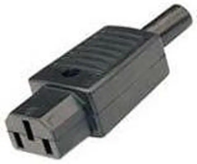 Main image of 8522 - AC SOCKET 3POS 10A 250V IL PLAST BLK IEC320-3 TYPE C13 CONNECTOR