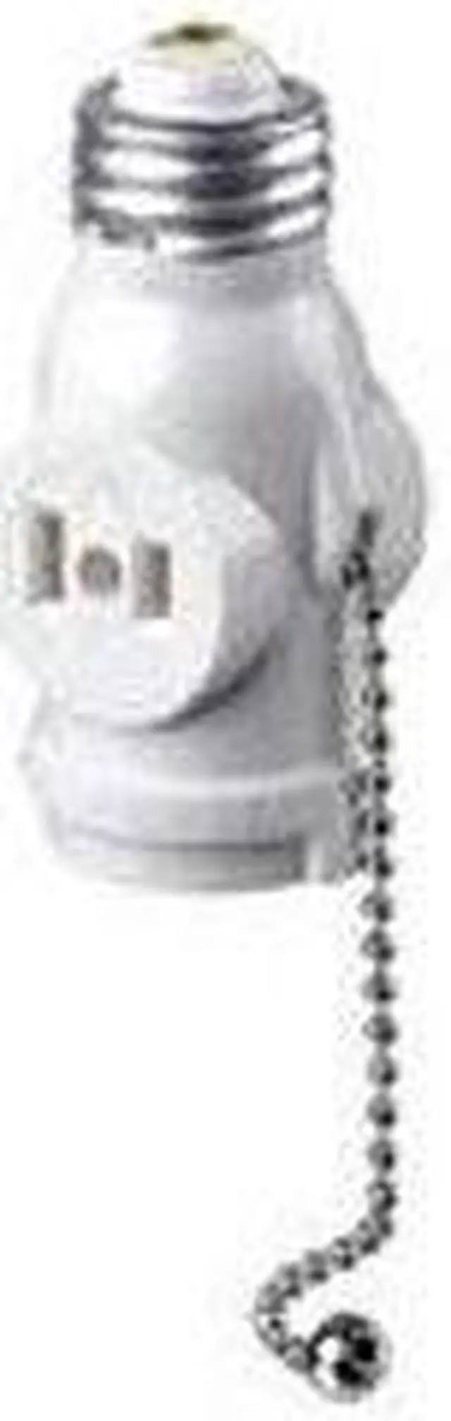 Main image of 727-1406-W - LAMP HOLDER AND 2-OUTLET ADAPTER WITH PULL CHAIN 660W 125V
