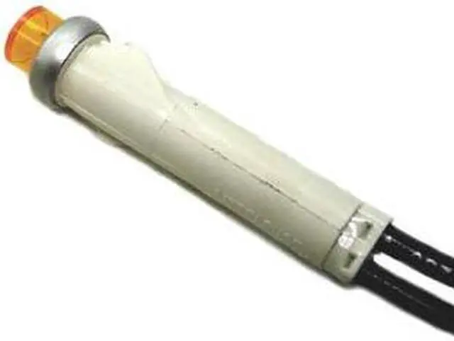 Main image of 11-383 - INDICATOR 12V LED 9MM ORN PRESS FIT WITH WIRE