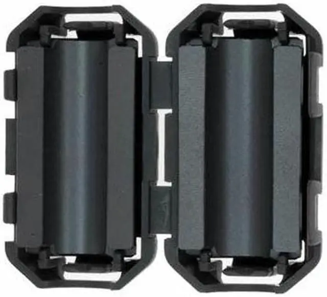 Main image of FB-103 - FERRITE CORE EMI SUPP 6MM ID 29MM LONG BLK CLAMPON FOR CABLE